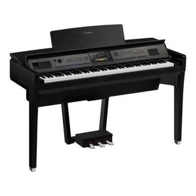 Yamaha Clavinova CVP909B Digital Upgright Piano - Matte Black