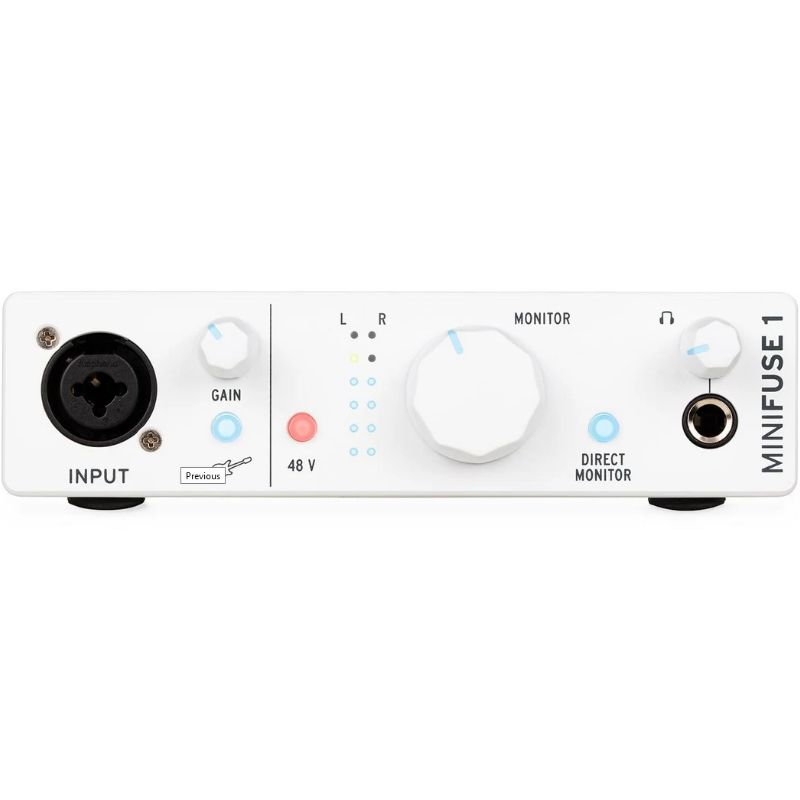 Arturia MiniFuse 1 USB-C Audio Interface - White