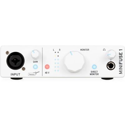 Arturia MiniFuse 1 USB-C Audio Interface - White