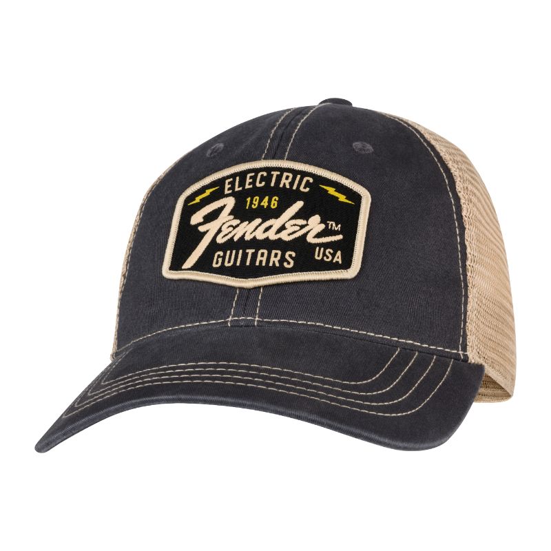Fender Transition Logo Patch Hat - Black/Stone