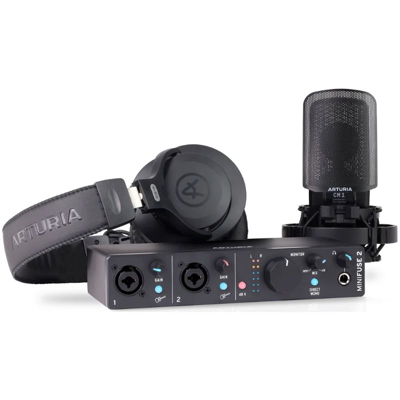 Arturia MiniFuse 2 Recording Pack - Black