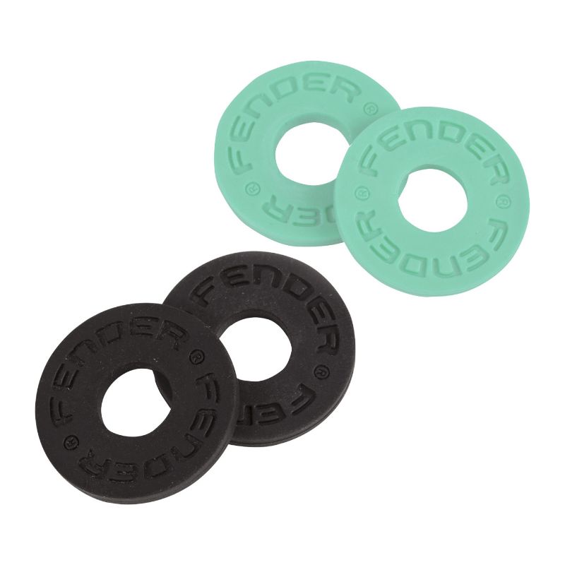Fender Strap Blocks Strap Locking System (set of 4) - Black / Surf Green