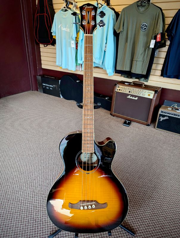 CONSIGN Fender FA-450CE Acoustic-Electric CW Bass - Sunburst with Gig Bag &amp; Stand