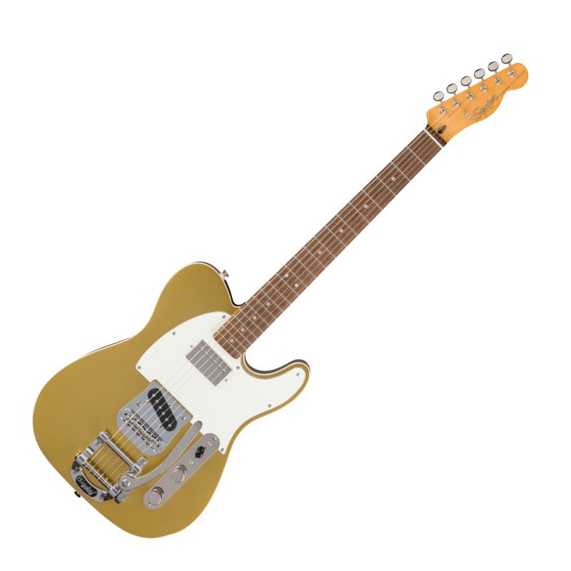 Squier Classic Vibe &#39;60s Custom Telecaster SH with Bigsby Electric Guitar - Aztec Gold