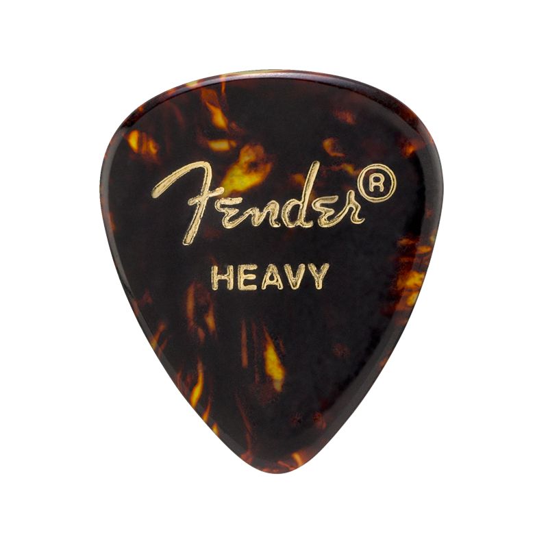 Fender Classic Celluloid Pick, 451 Shape - Heavy (12 Pack)