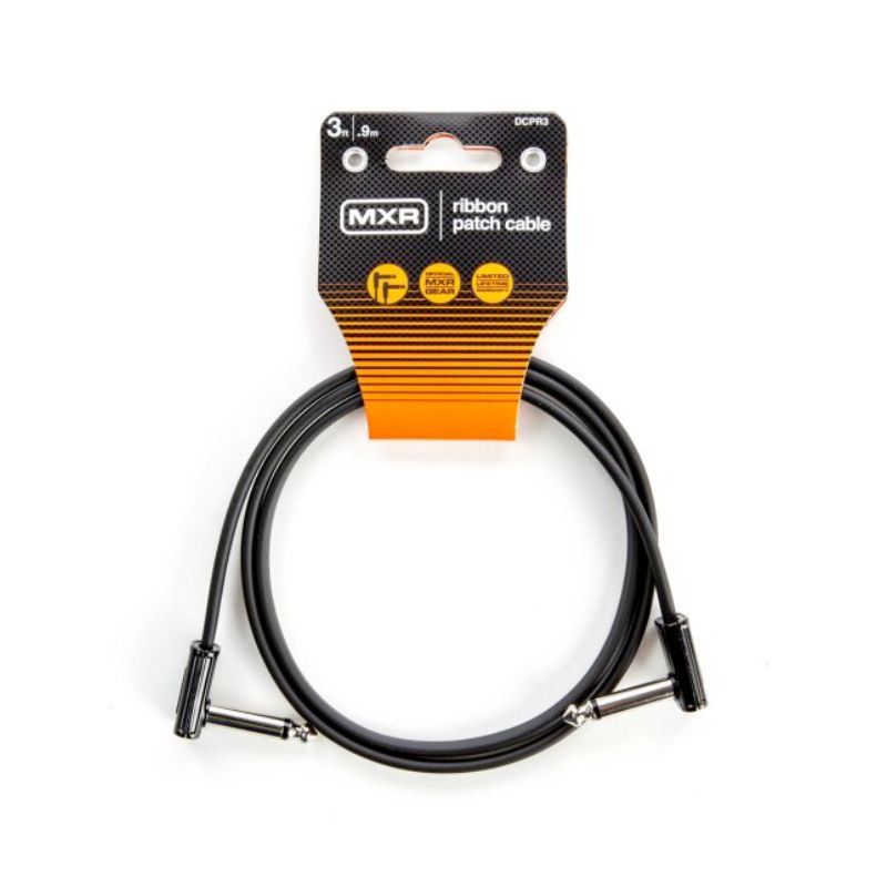 MXR DCPR3 Right Angle to Right Angle Ribbon Pedalboard Patch Cable - 3&#39;