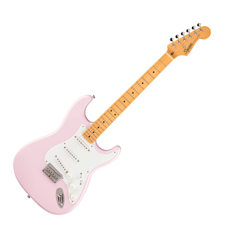 Squier Classic Vibe &#39;50s Stratocaster HT Electric Guitar - Shell Pink
