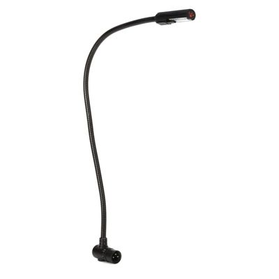 LittLite 18XR-LED 18-inch Gooseneck LED Lamp with Right-angled 3-pin XLR Connector