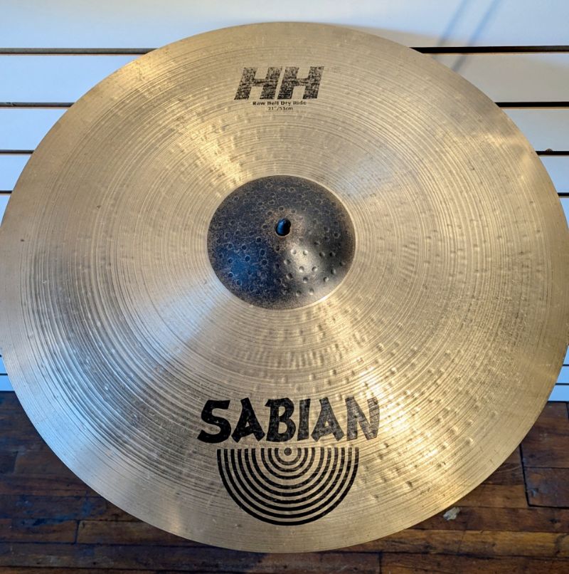 CONSIGN Sabian 21&quot; HH Raw Bell Dry Ride Cymbal