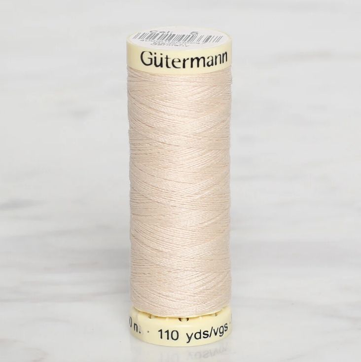 [ 4008015016647 ] Cotton Gutermann Thread Sew All 100M/1/5g/ALL per Each - Cream 5