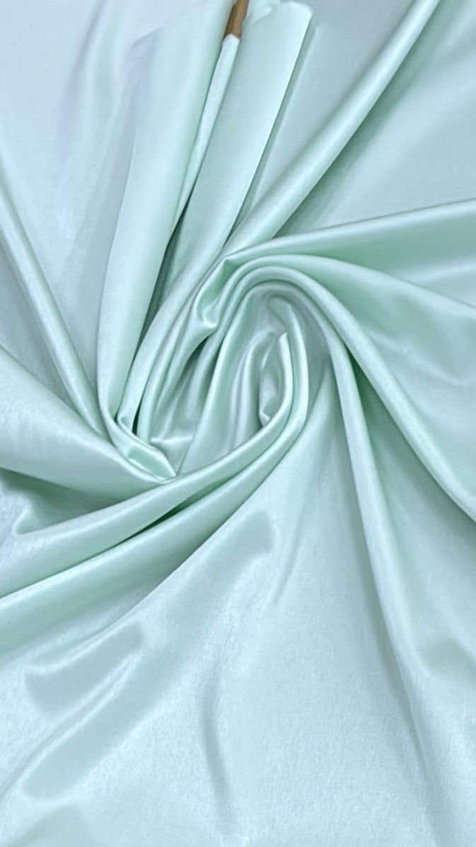 Crepe [ 000000225 ] Crepe Crispy Plain Dyed-RO/150cm/5g/Mint Col 30 - per Meter