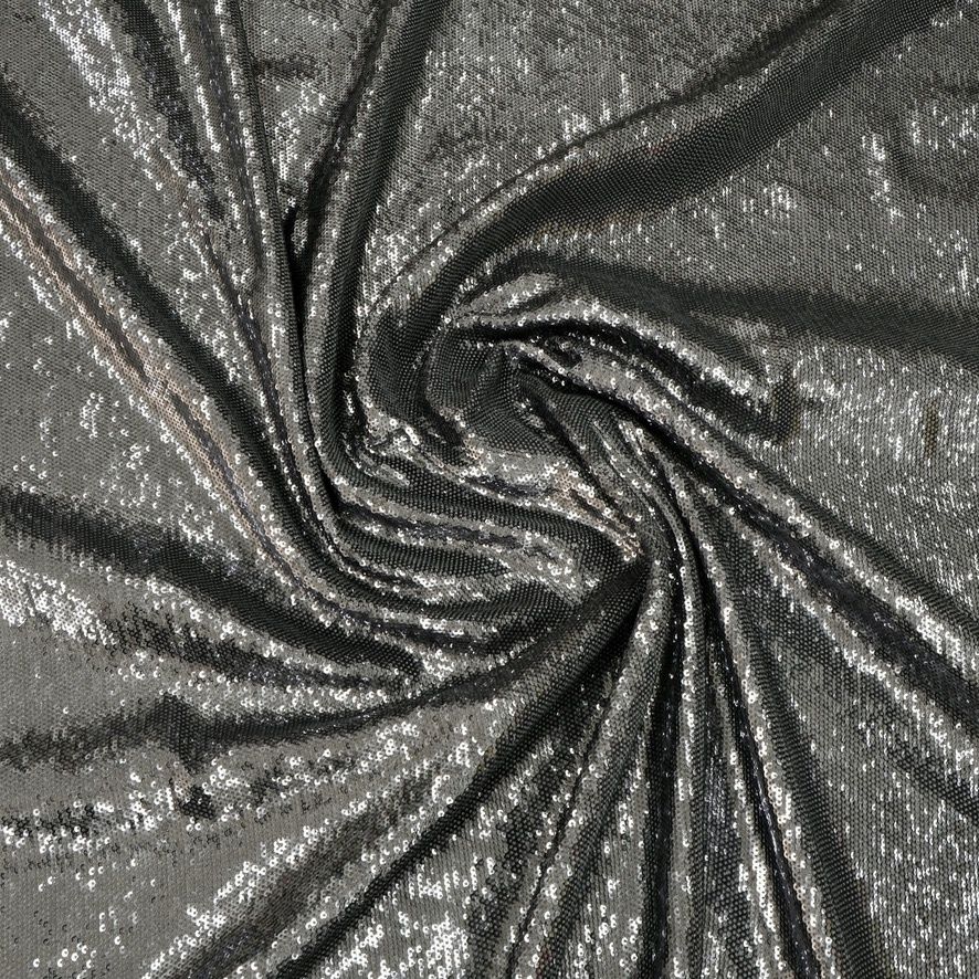 Sequins [ 23992 ] Satin Sequin-GZ#1262-135-06-Charcoal per Meter