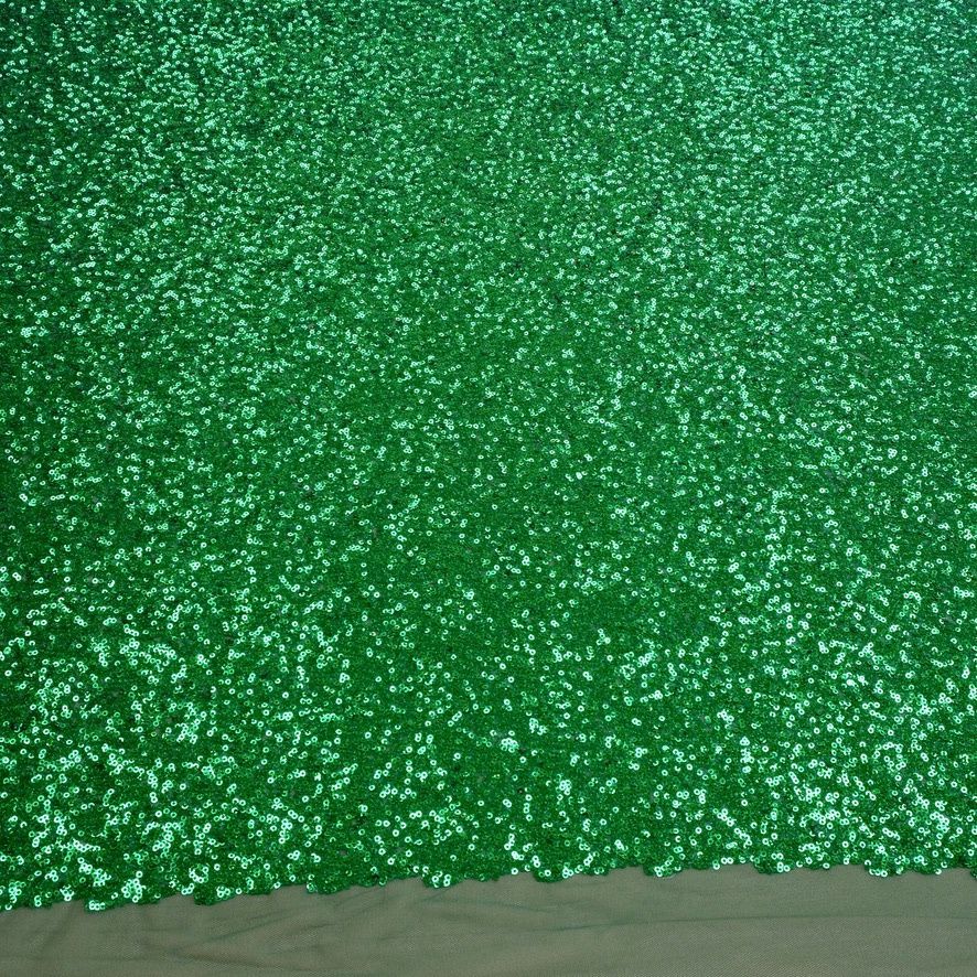 Sequins [ TS-G15C2263-31 ] TulleSeq  150-Emerald per Meter