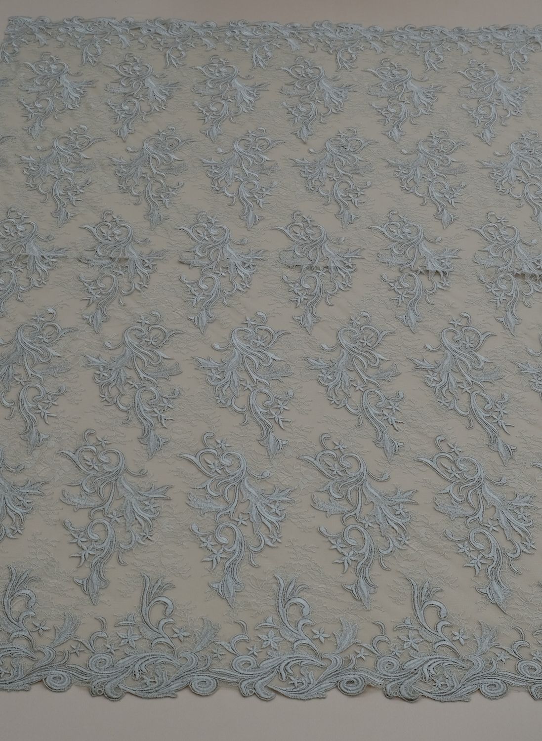 Dress Fabric [ LAE-ES-7260-S ] LaceEmbroidered137cm-SAND per Meter
