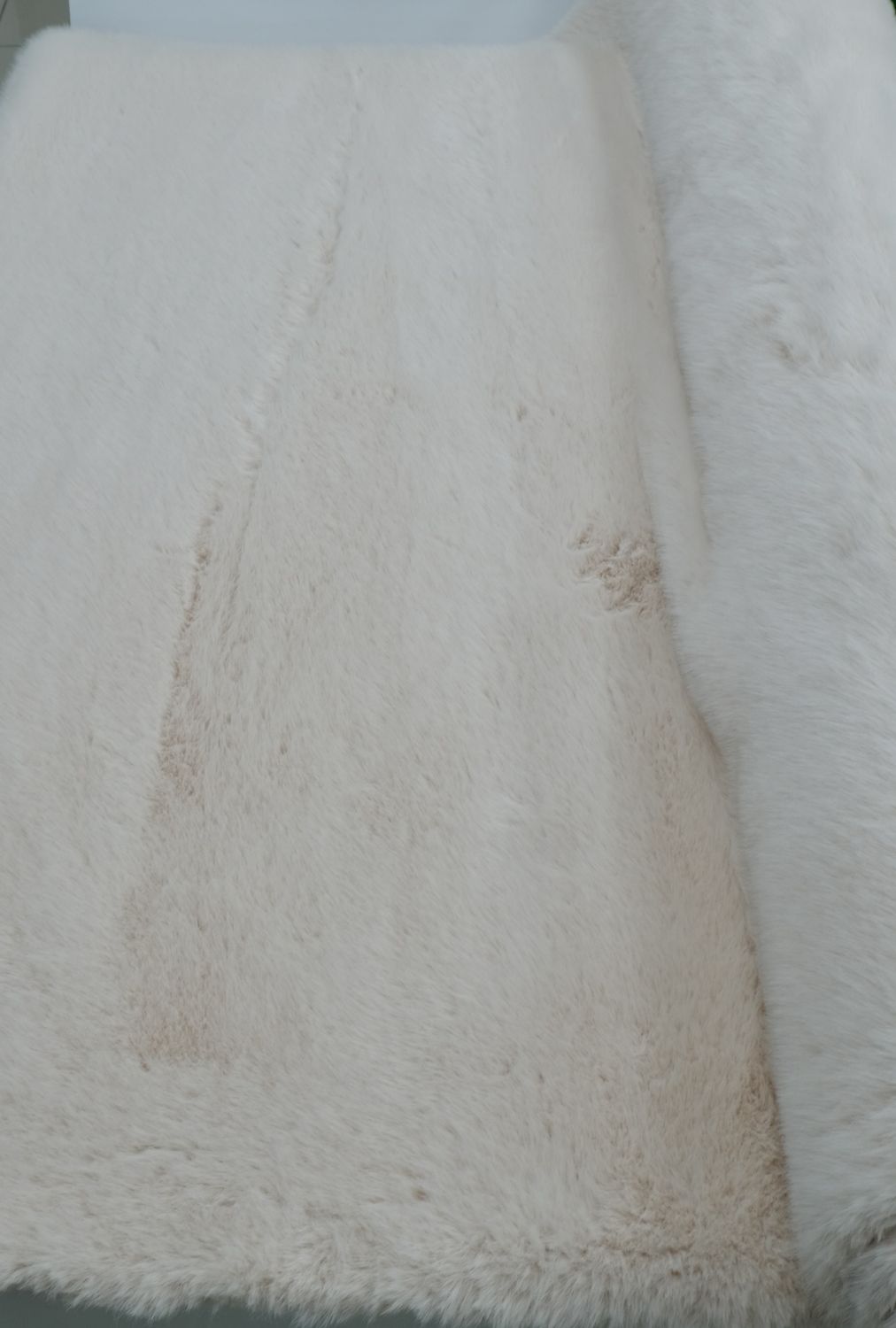 Faux Fur [ 24944 ] Faux Fur Long Hair-GZ-39612-150-Ivory-02 per Meter