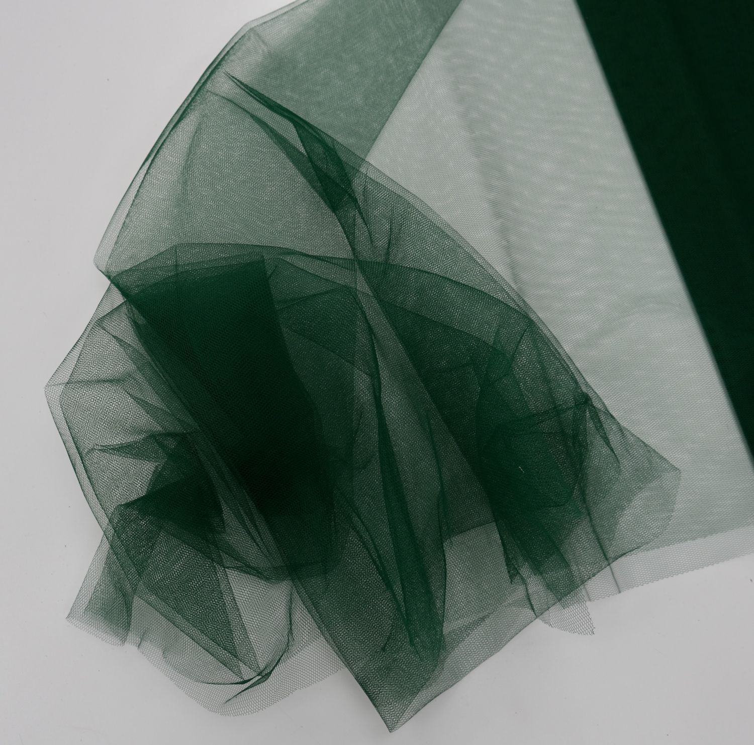 Tulle [ TS-KF-FF9-100 ] Tulle Soft Bottle green 137cm per Meter