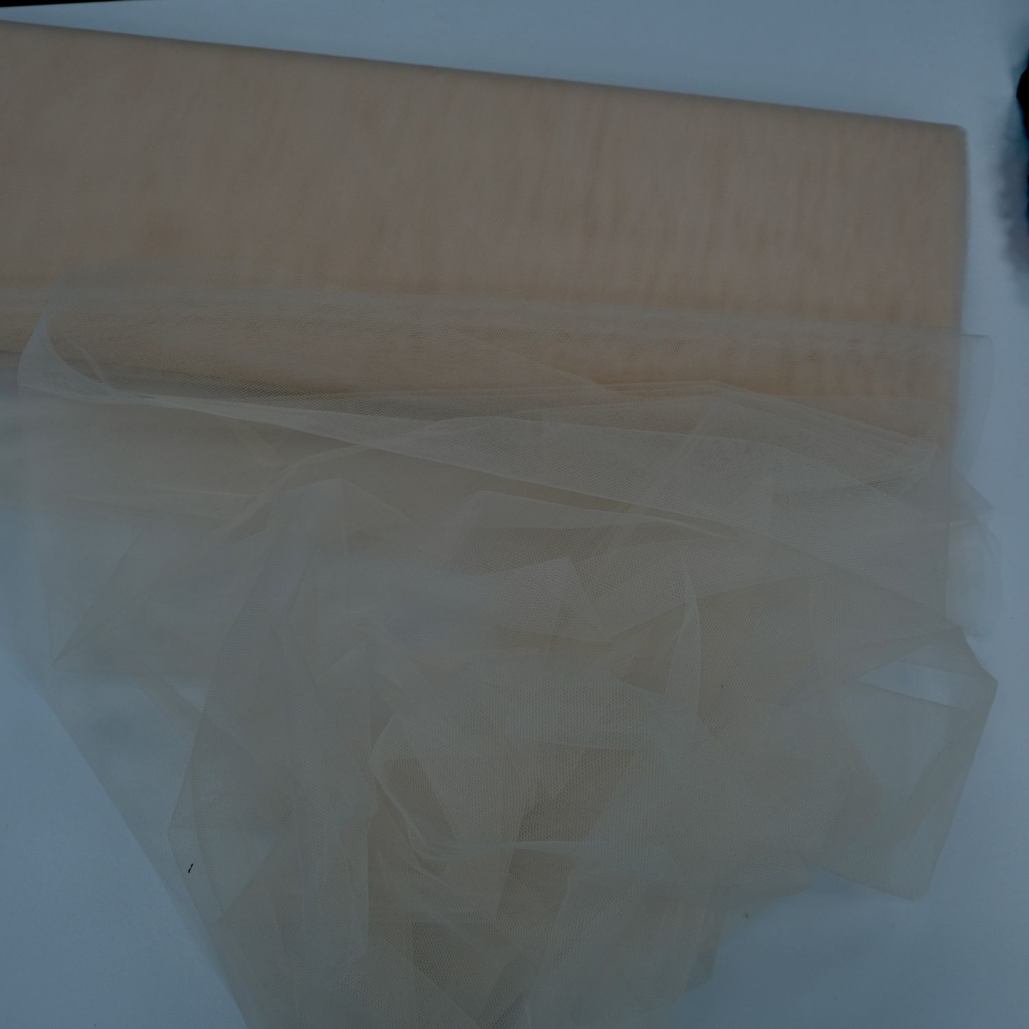 Tulle [ TS-KF-FF9-L ] Tulle Soft White 137cm Linen per Meter
