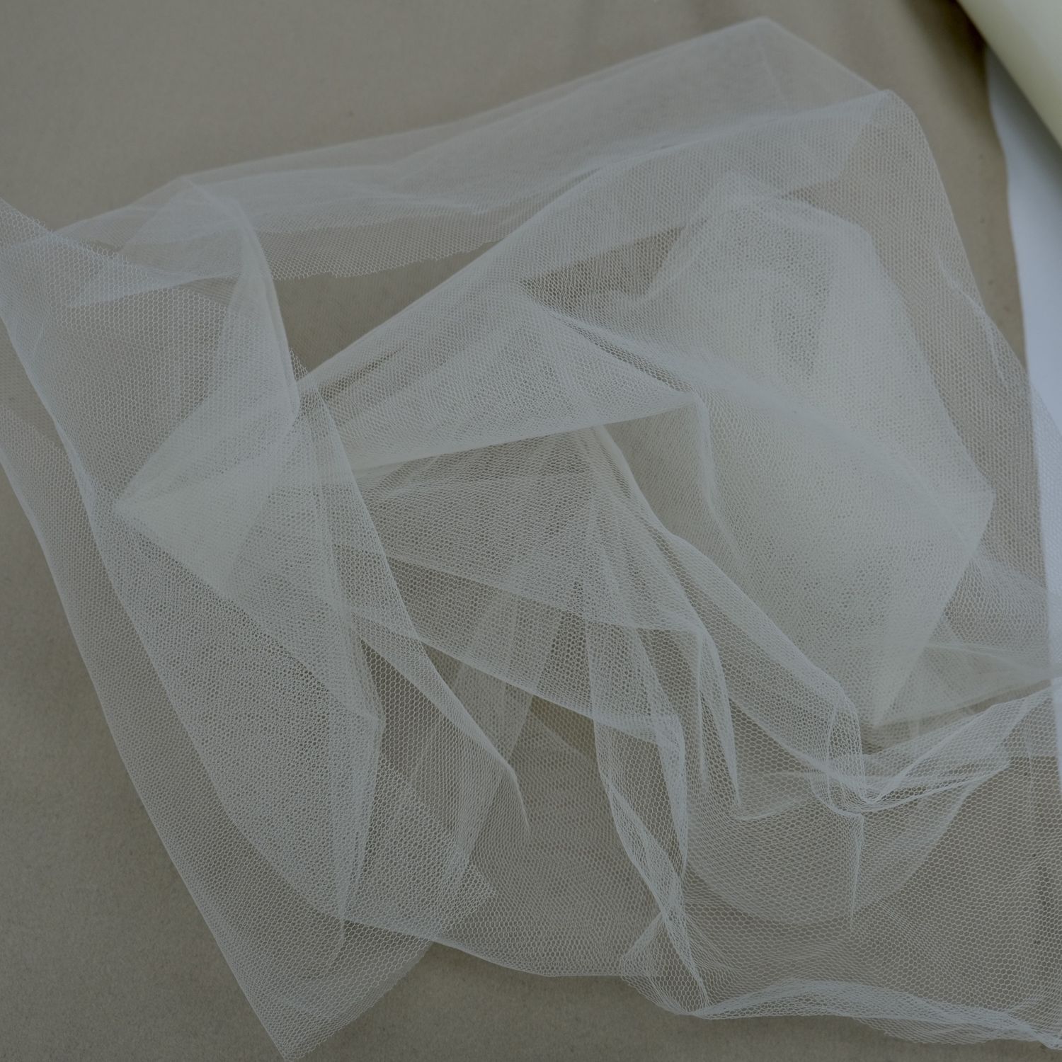 Tulle [ TS-KF-FF9-70 ] Tulle Soft - Ivory per Meter