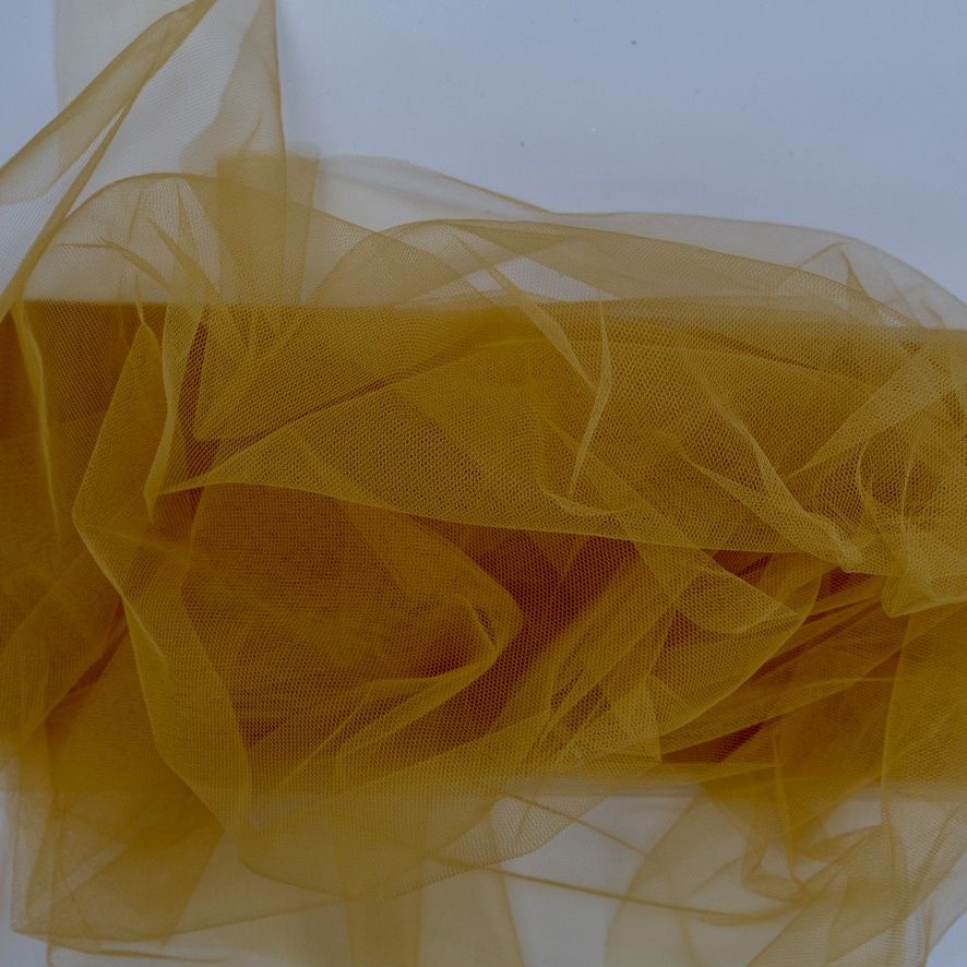Tulle Soft Gold 137cm per Meter [ TS-KF-FF9-05 ]