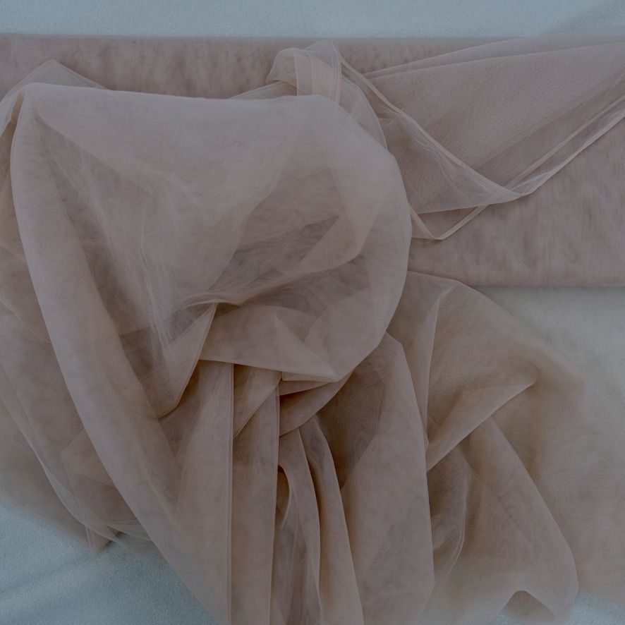 Tulle [ 25288 ] Swiss Tulle-3000-23-Beige per Meter