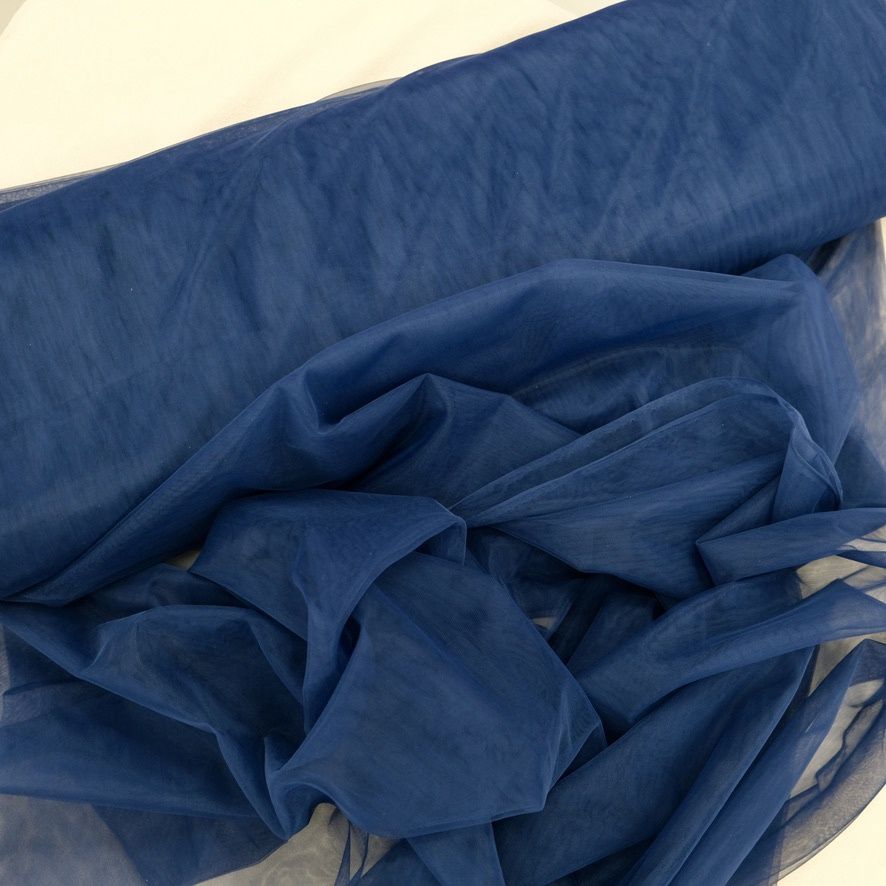 Tulle [ 25279 ] Swiss Tulle-3000-05-Navy per Meter