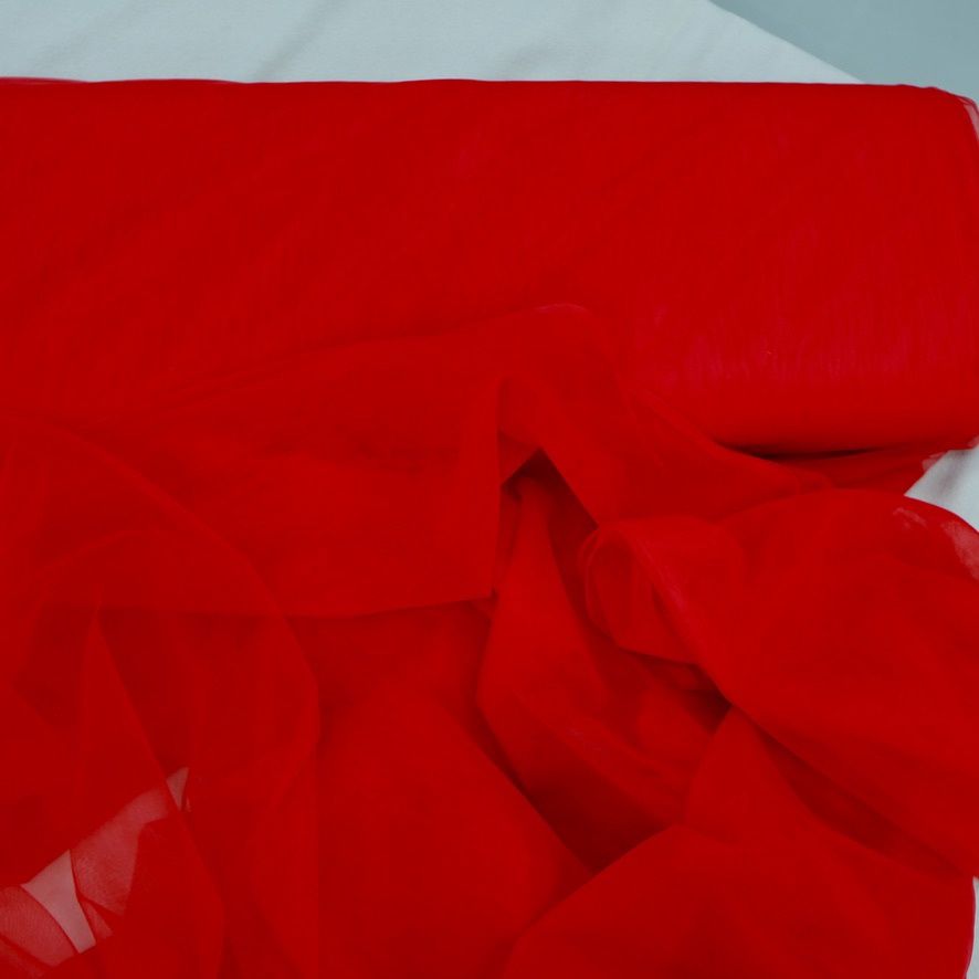 Tulle [ 25278 ] Swiss Tulle-3000-04-Red per Meter