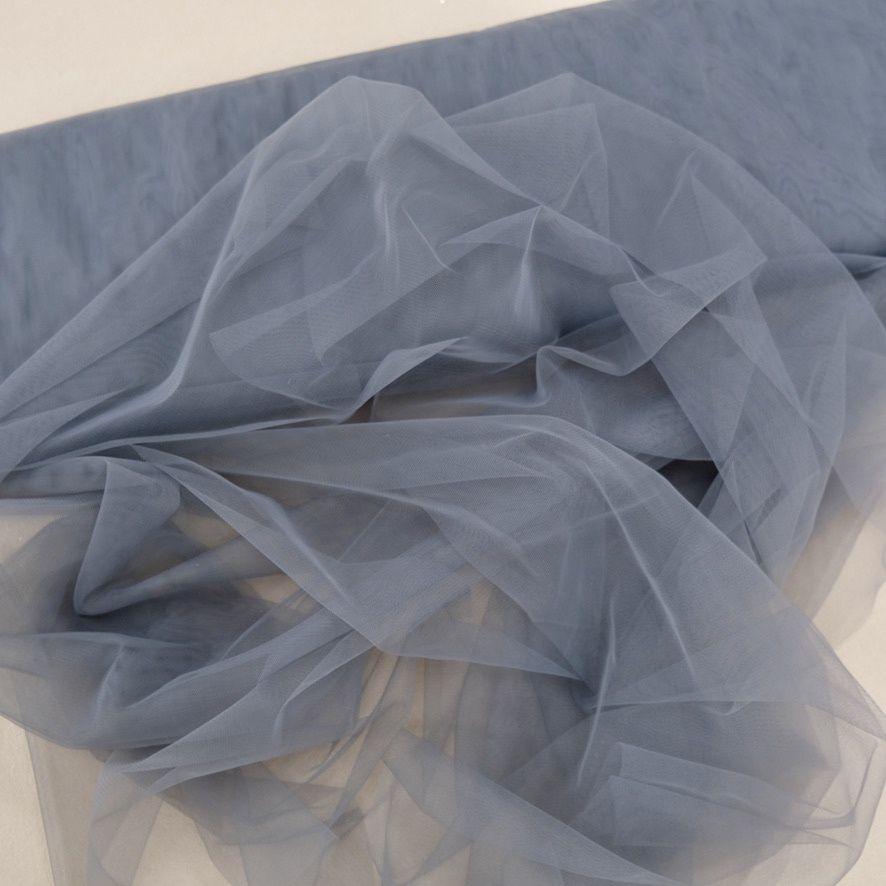 [ 16964 ] Tulle Nylon Lethe/300cm/5g/GREY per Meter