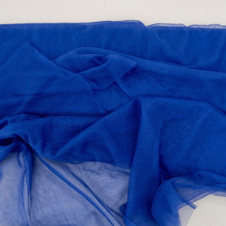 Tulle [ TU4S-RO-0513-45 ] TULLE 4 WAY STRETCH150-NAVY per Meter