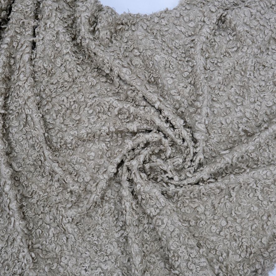 Faux Fur [ CFU-KN-2116-95 ] CurluFurr-150cm-650gr-BEIGE per Meter