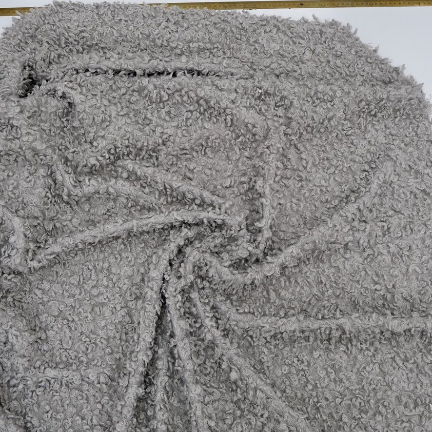 Faux Fur [ CFU-KN-2116-950 ] CurluFurr-150cm-650gr-LIGHTGREY per Meter