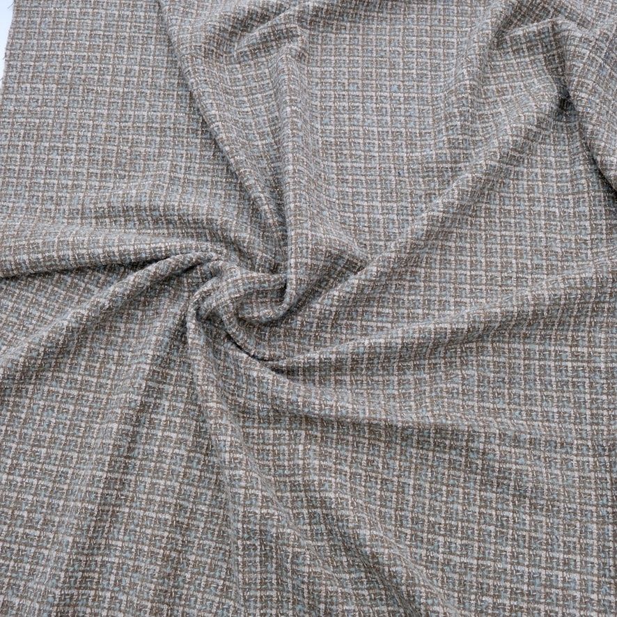 [ 24980 ] Boucle Check-GZ-39788-150-Mocha-02 per Meter