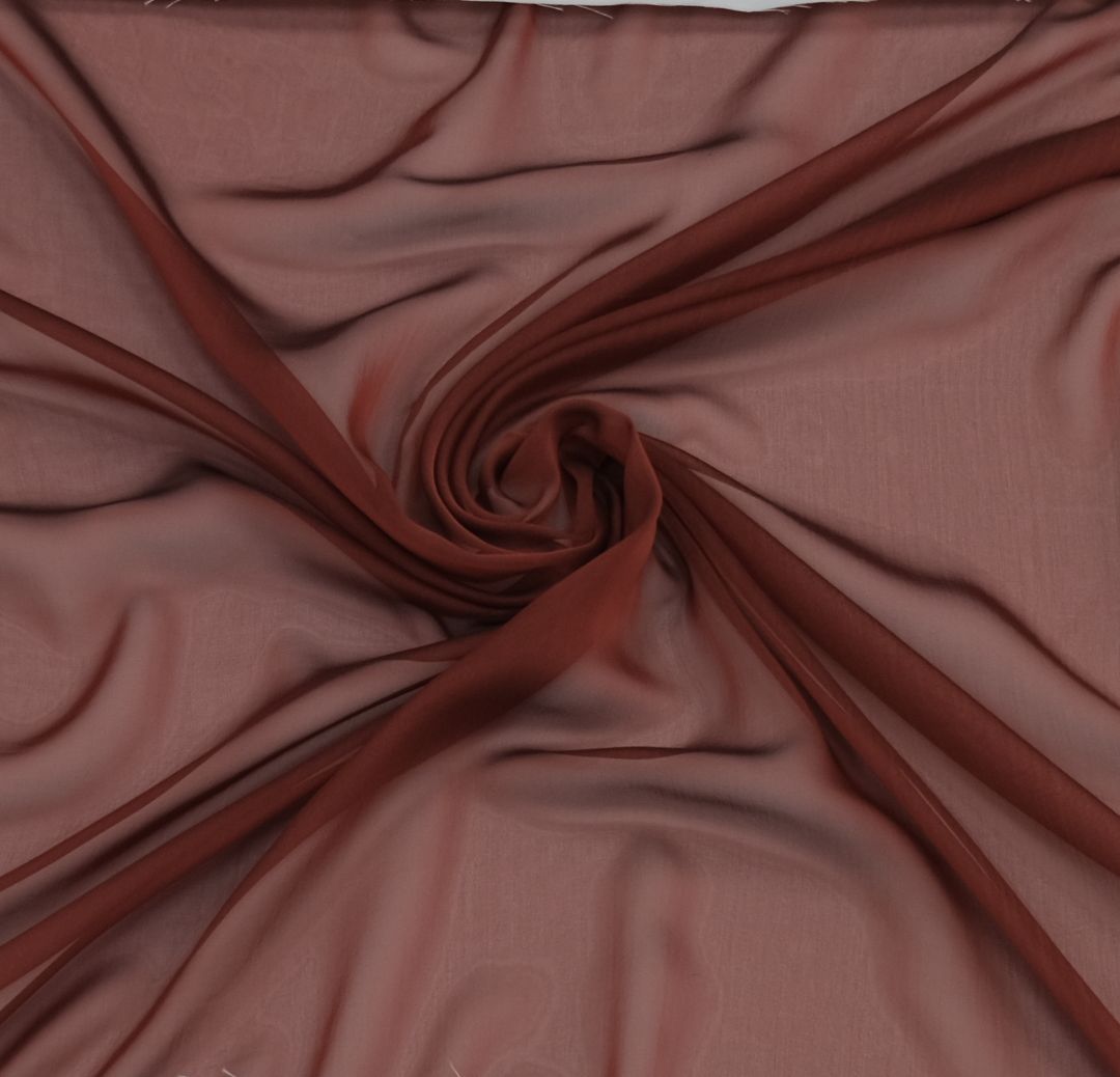 Chiffon [ CHC-MH-CG111-23 ] Chiffon Cationic - 150W - Rust per Meter