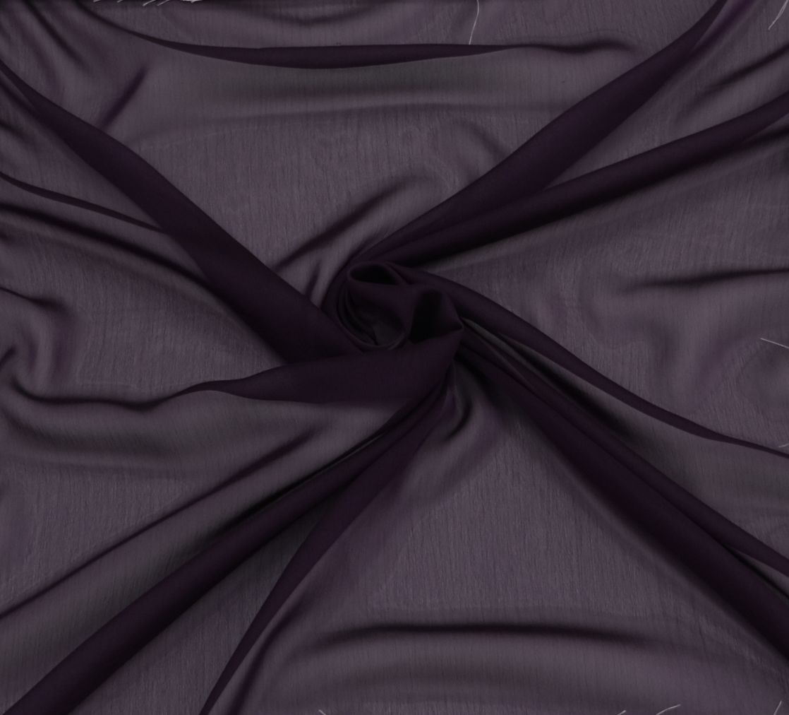 Chiffon [ CHCK-PU-23 ] CHIFFON CATIONIC KOREA 150 GRAPE per Meter