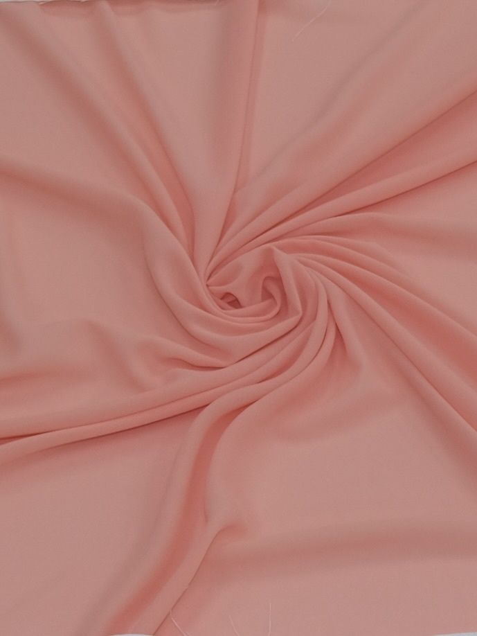[ GED-LO-RLT10-21 ] GeorgetteDELUX-150cm-CORAL per Meter