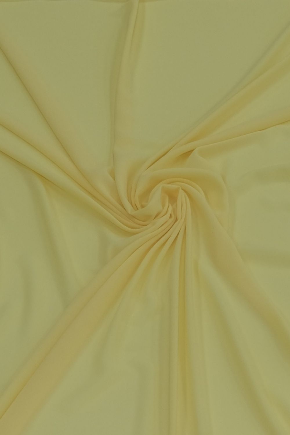 [ 15092 ] Georgette Plain Dyed/150cm/5g/Butter per Meter