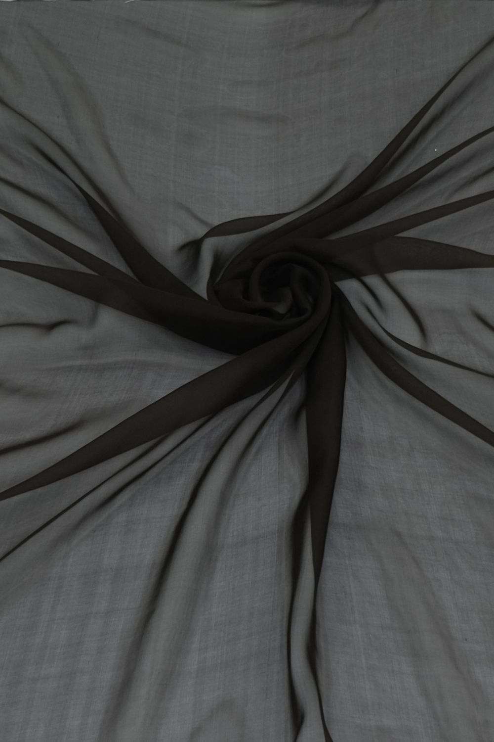 Silk [ SCH-KS-9238-73 ] SilkChiffon 6mum 137 - Brown per Meter