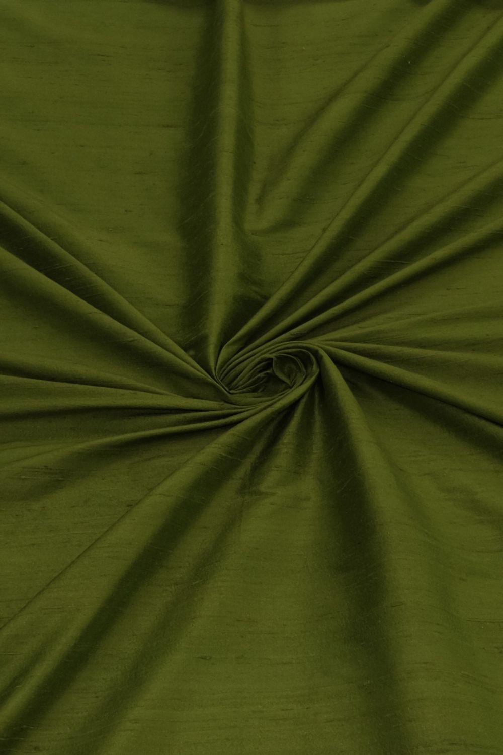 Silk Dupion [ SDI-AI7164-2548 ] Silk Dupion Indian - 135W - Olive Green per Meter