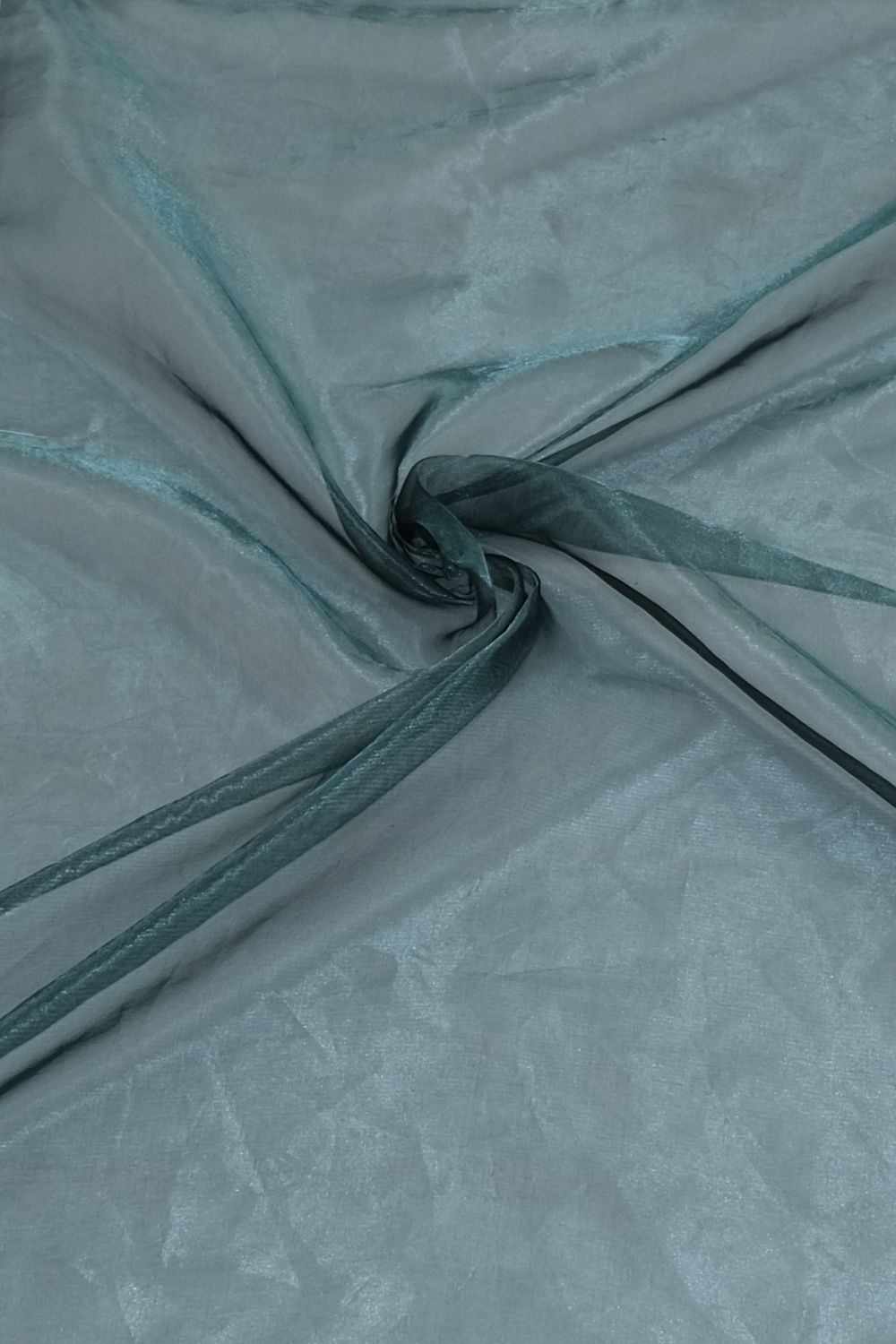 Silk [ STO-AI-3138-124 ] Silk tissue organza Jade 2 per Meter