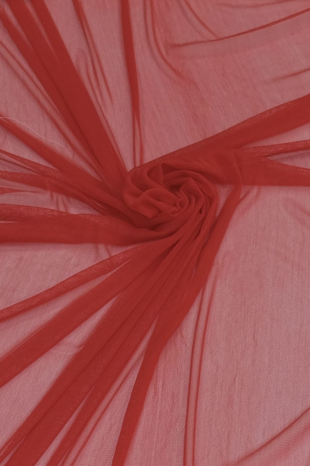 Silk [ STU-KIS-1708-15 ] Silk Tulle Red per Meter