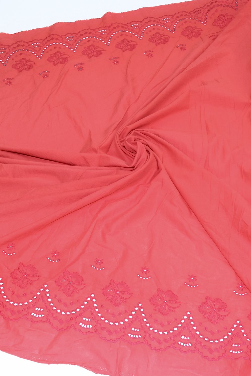 [ 21428 ] Cotton Embroidery/135/5g/RED per Meter