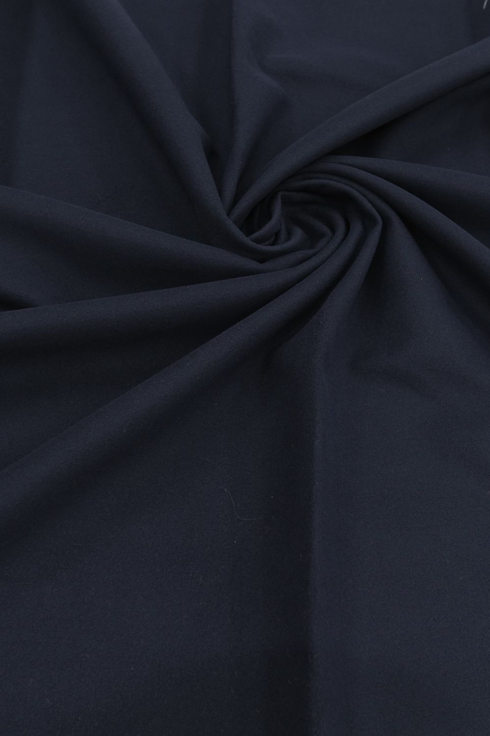 Wool [ 16270 ] Wool Melton Blend/150/390g/Navy per Meter