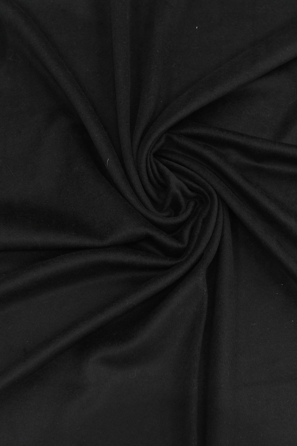 Wool [ WM-G16A-2406-15 ] WoolMelton50%w50%p150cm-BLACK per Meter