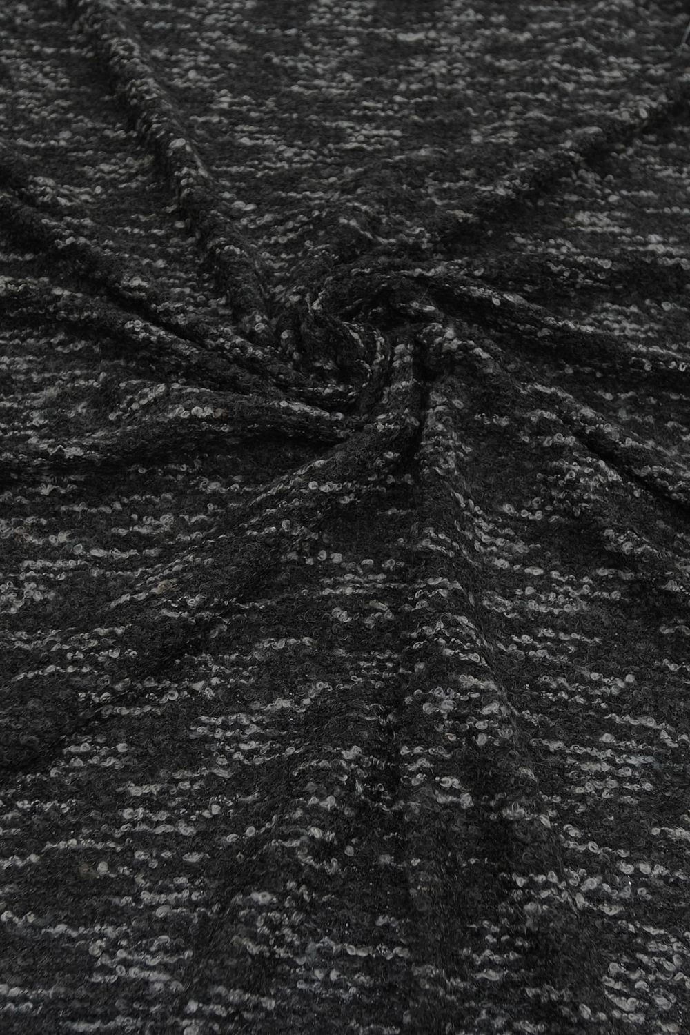 Wool [ BW-G14A-3626-02 ] Bouchle Wool Multi 150 - Grey per Meter