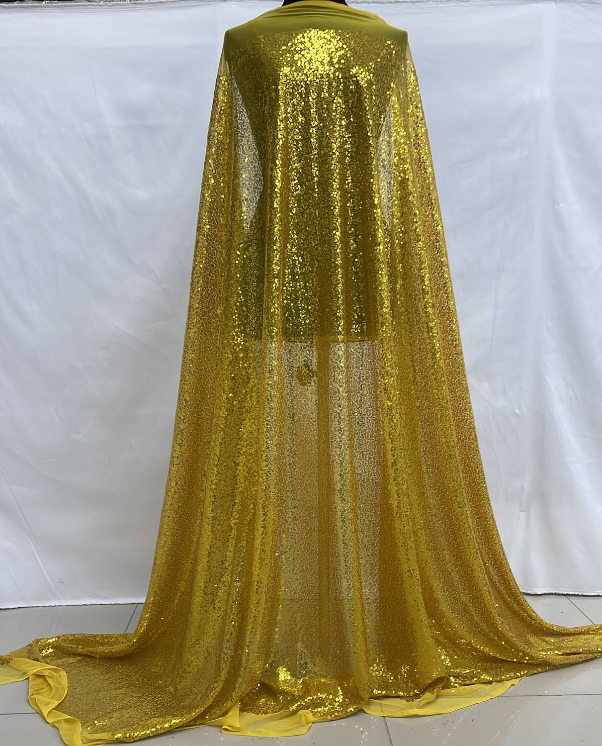 Sequins [ 24842 ] Euro Sequence-150-Yellow-07 per Meter