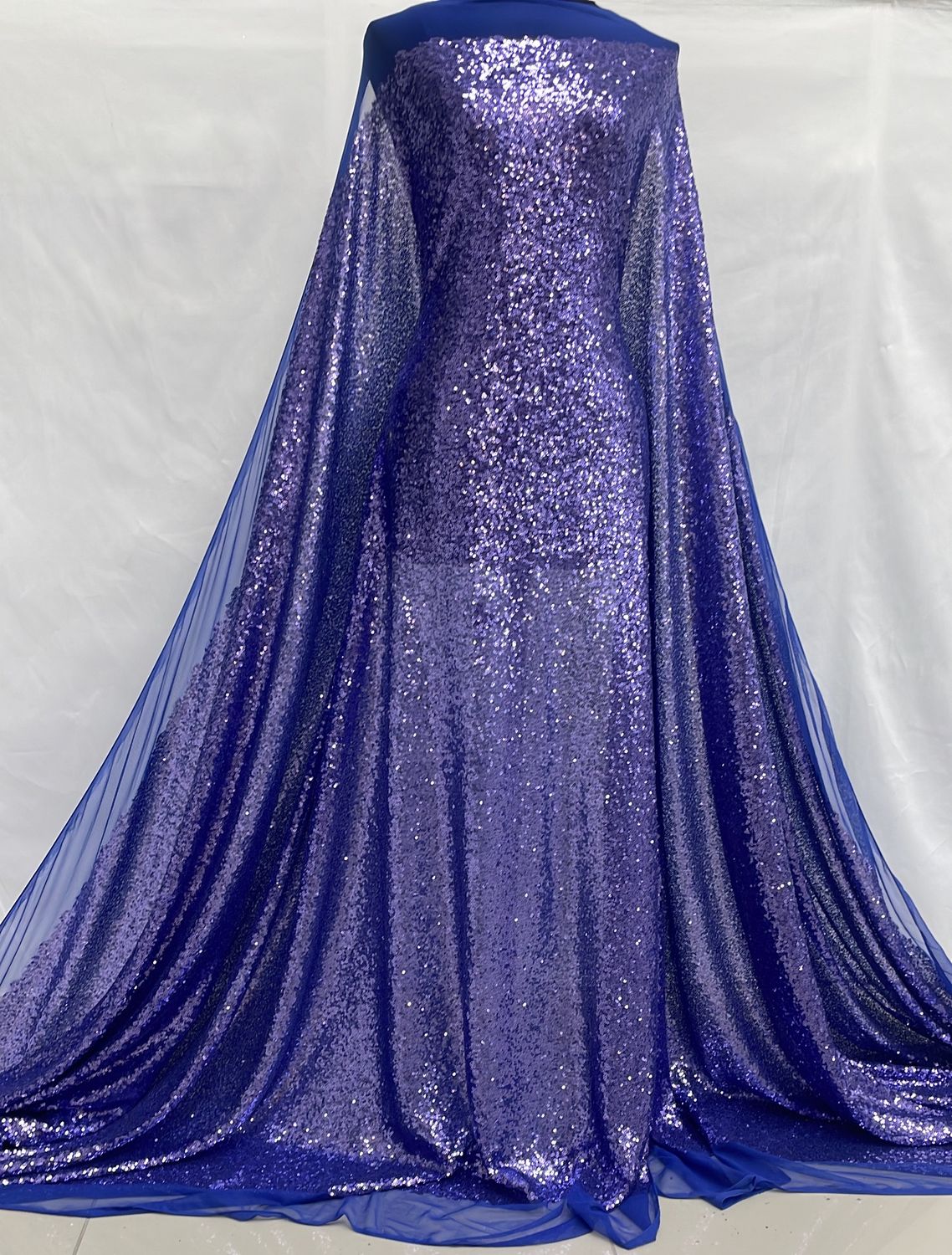 Sequins [ 24465 ] TulleSeq-GZ0136-137-93-Periwinkle per Meter