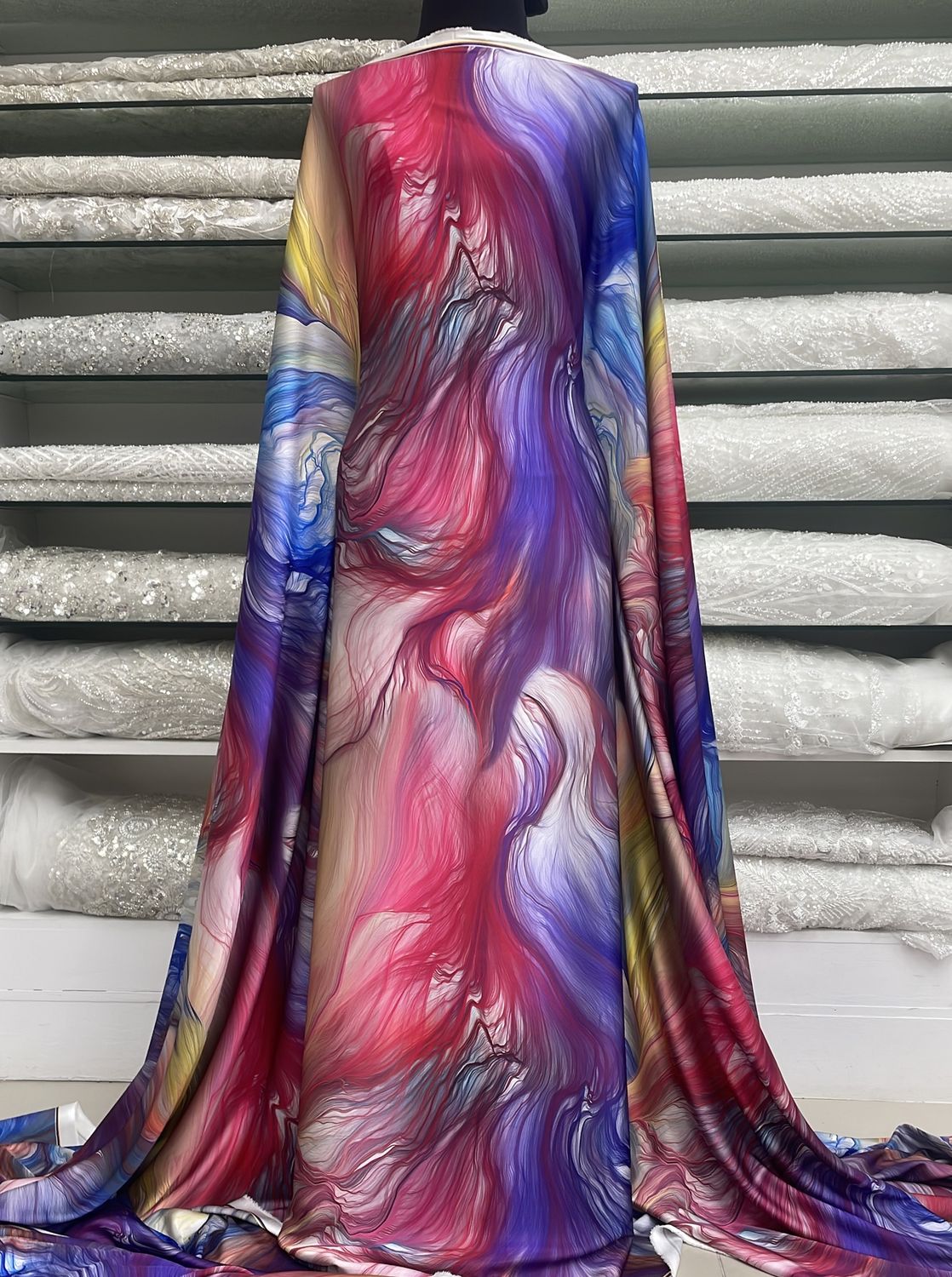 Armani Silk DigiPrint-per m-150-1-Purple Pink