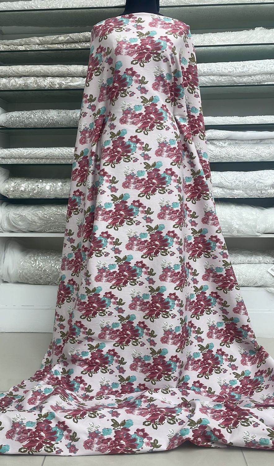 Bengaline Print 150w Pink per Meter [ BP-PB-P1256-2 ]
