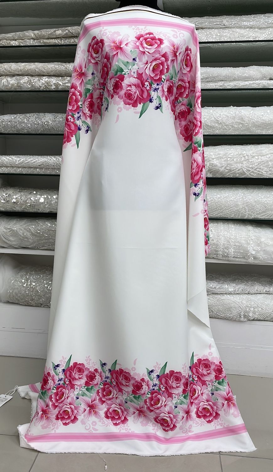 Scuba Knit Scuba Printed   [ 19183 ] /150cm/5g/PINK per Meter