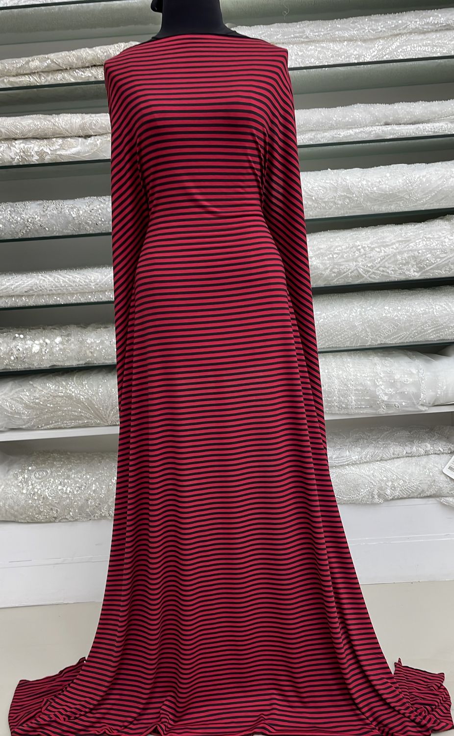 Knit [ KPS-BI-7311-110 ] KNIT MAYA MED/STR 48%POLY47%RAYON5%SP RE per Meter