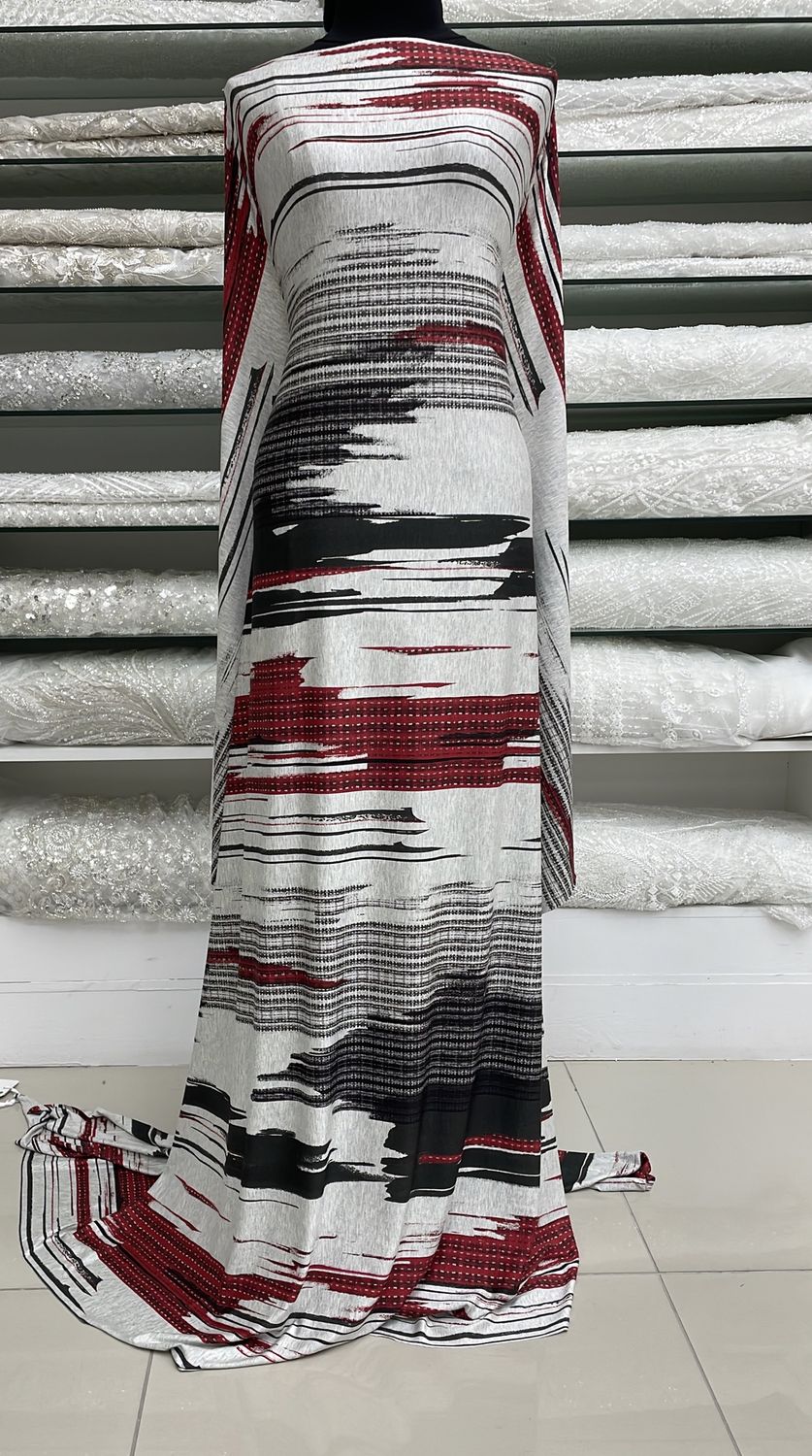 Knit [ KVP-MI-F614-1 ] KnitVisc96Elas4%145cm-GREY per Meter